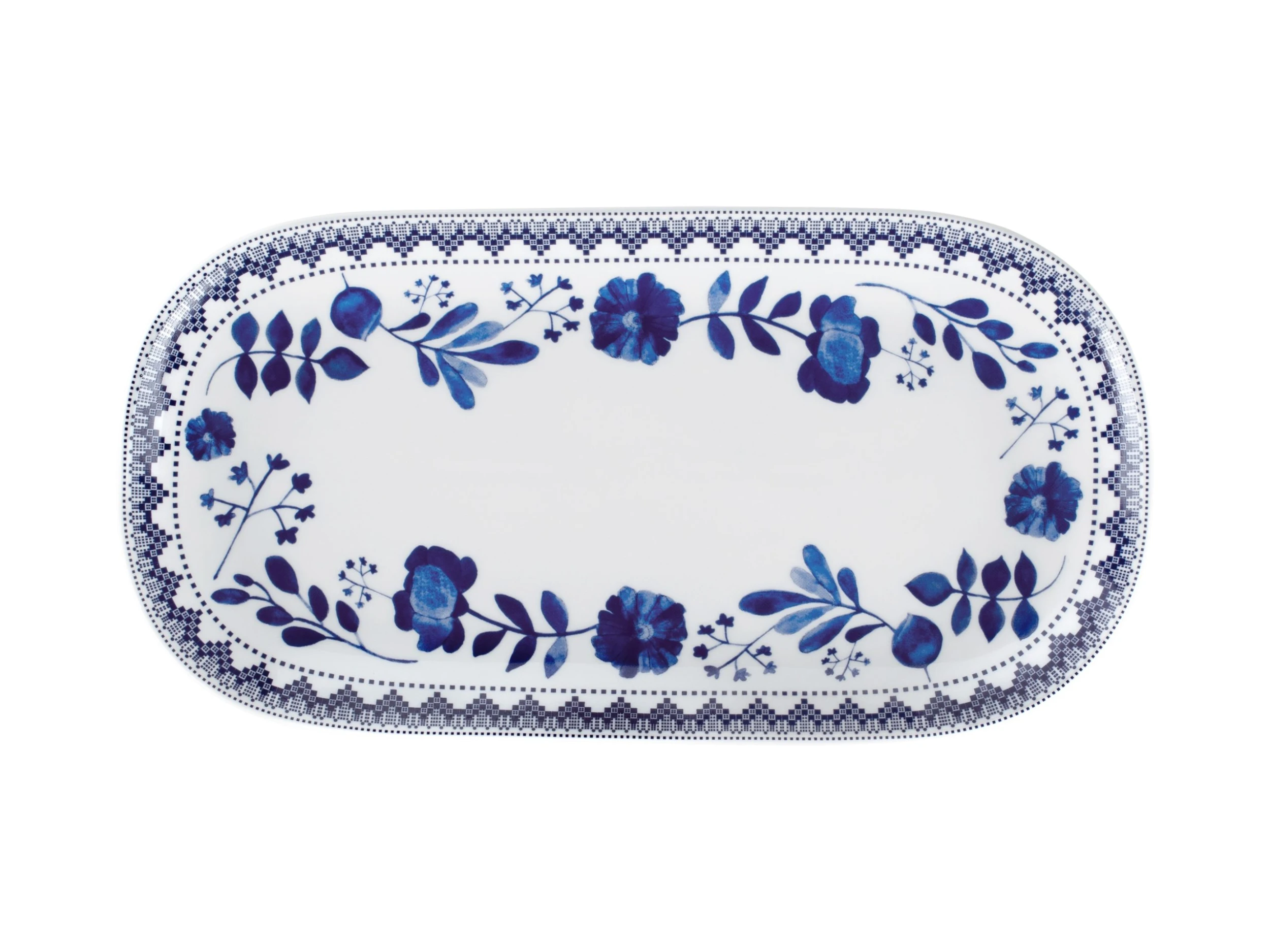 Darcy Oval Platter 33x17.5cm Floral Gift Boxed 1 Darcy Oval Platter 33x17.5cm Floral Gift Boxed