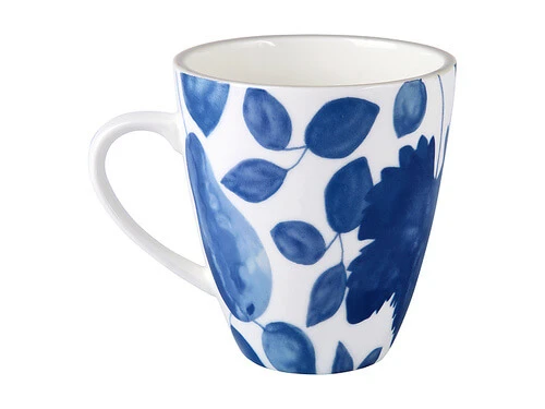 Giverny Coupe Mug Set Of 4 350ML Blue Gift Boxed 3 Giverny Coupe Mug Set Of 4 350ML Blue Gift Boxed - Image 3