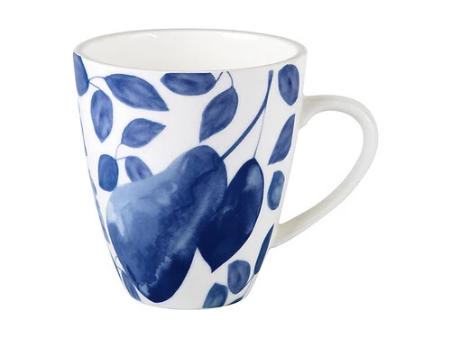 Giverny Coupe Mug Set Of 4 350ML Blue Gift Boxed 2 Giverny Coupe Mug Set Of 4 350ML Blue Gift Boxed - Image 2