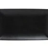Caviar Black Rectangle Platter 27.5x16cm