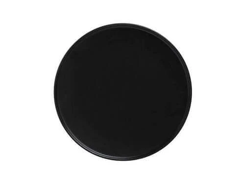 Caviar Black High Rim Plate 21cm 2 Caviar Black High Rim Plate 21cm - Image 2