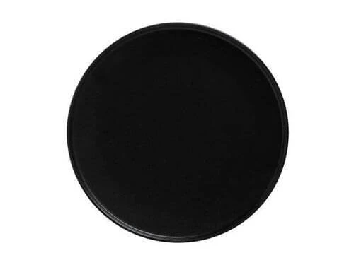 Caviar Black High Rim Plate 24.5cm 2 Caviar Black High Rim Plate 24.5cm - Image 2