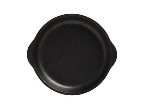 Caviar Black Plate With Handle 15.5x17cm 2 Caviar Black Plate With Handle 15.5x17cm - Image 2