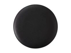 Caviar Black Round Platter