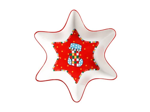 Donna Sharam Wonderland Star Dish 16cm Red Gift Boxed 1 Donna Sharam Wonderland Star Dish 16cm Red Gift Boxed