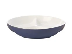 Mezze Divided Platter 23cm Denim Gift Boxed