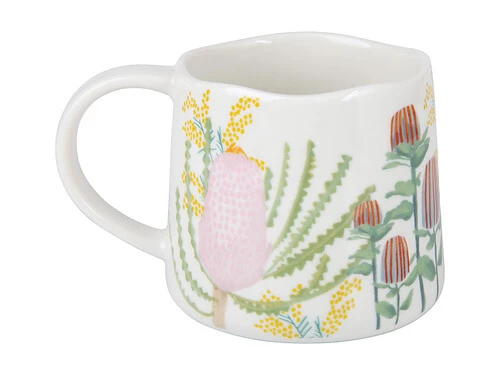 Royal Botanic Gardens Native Blooms Mug 350ML Banksia 2 Royal Botanic Gardens Native Blooms Mug 350ML Banksia - Image 2