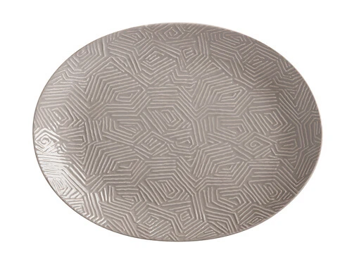 Dune Oval Platter 36x27cm Taupe Gift Boxed 1 Dune Oval Platter 36x27cm Taupe Gift Boxed