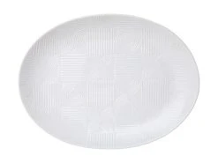 Arc Oval Platter 36x27cm White Gift Boxed