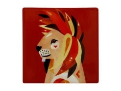 Pete Cromer Wildlife Ceramic Square Coaster 9.5cm Lion 3 Pete Cromer Wildlife Ceramic Square Coaster 9.5cm Lion -Maxwell & Williams store du0223 2