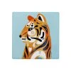 Pete Cromer Wildlife Ceramic Square Coaster 9.5cm Tiger
