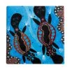 Melanie Hava Journeys Ceramic Coaster 10cm Platypuses