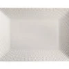 White Basics Diamonds Rectangular Platter 25x18cm Gift Boxed