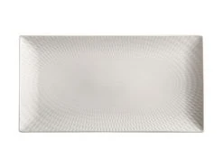 White Basics Diamonds Rectangular Platter 35x19cm Gift Boxed