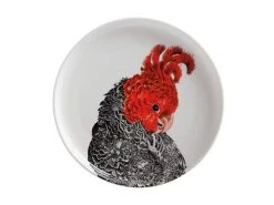 Marini Ferlazzo Birds Plate 20cm Gang Gang Cockatoo