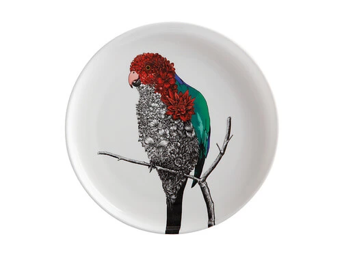 Marini Ferlazzo Birds Plate 20cm Australian King Parrot 1 Marini Ferlazzo Birds Plate 20cm Australian King Parrot
