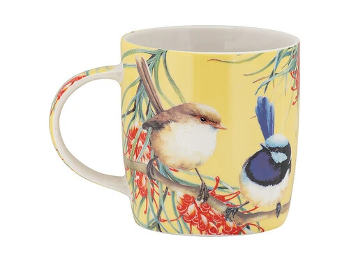 Katherine Castle Bird Talk Mug 370ML Superb Fairy-wrens Gift Boxed 2 Katherine Castle Bird Talk Mug 370ML Superb Fairy-wrens Gift Boxed - Image 2