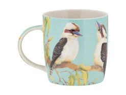 Katherine Castle Bird Talk Mug 370ML Kookaburras Gift Boxed -Maxwell & Williams store dx1120 side 1
