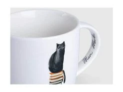 Marc Martin Feline Friends Mug 400ML Well Read Cat Gift Boxed -Maxwell & Williams store dx1215 a1