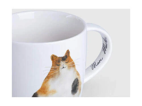 Marc Martin Feline Friends Mug 400ML Content Cat Gift Boxed 2 Marc Martin Feline Friends Mug 400ML Content Cat Gift Boxed - Image 2