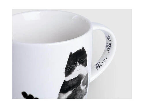 Marc Martin Feline Friends Mug 400ML Grumpy Cat Gift Boxed 2 Marc Martin Feline Friends Mug 400ML Grumpy Cat Gift Boxed - Image 2