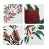 Royal Botanic Gardens Cork Back Coaster 10.5cm Set Of 4 Gift Boxed