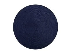 Table Accents Round Placemat 38cm Navy