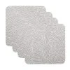 Ripple Cork Back Coaster 10.5cm Set Of 4 Gift Boxed