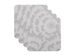 Gerbera Cork Back Coaster 10.5cm Set Of 4 Gift Boxed