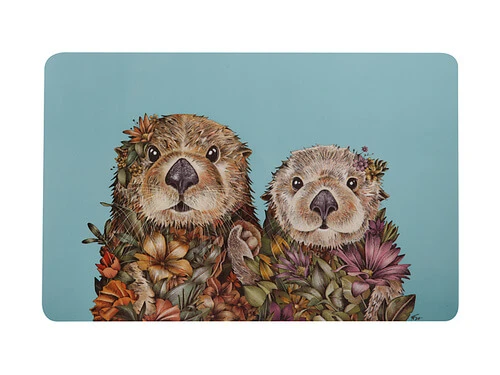 Marini Ferlazzo Wild Planet Placemat 43.5x28.5cm Sea Otters 1 Marini Ferlazzo Wild Planet Placemat 43.5x28.5cm Sea Otters