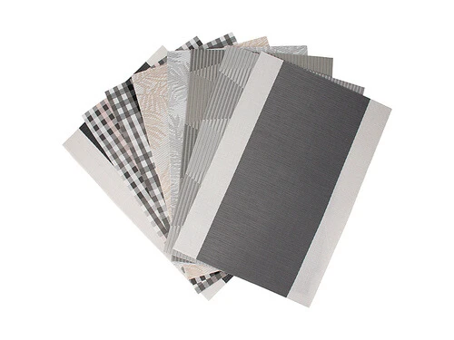 Table Accents Placemat 45x30cm White Grey 2 Table Accents Placemat 45x30cm White Grey - Image 2