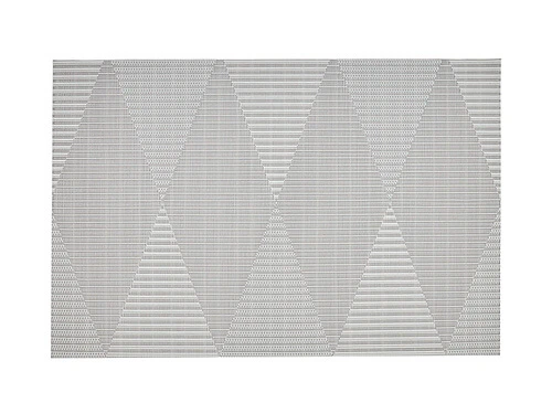 Table Accents Placemat 45x30cm Diamond Grey White 1 Table Accents Placemat 45x30cm Diamond Grey White