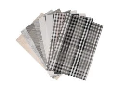 Table Accents Placemat 45x30cm White Grey Check -Maxwell & Williams store gi0369 type