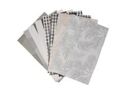 Table Accents Placemat 45x30cm Frond Silver White -Maxwell & Williams store gi0371 type
