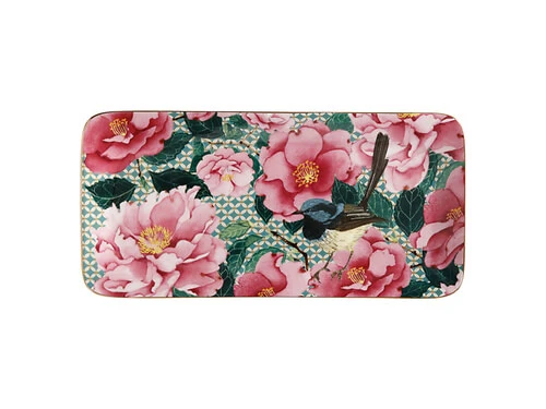 Teas & C's Silk Road Rectangle Platter 25x12cm Aqua Gift Boxed 1 Teas & C's Silk Road Rectangle Platter 25x12cm Aqua Gift Boxed