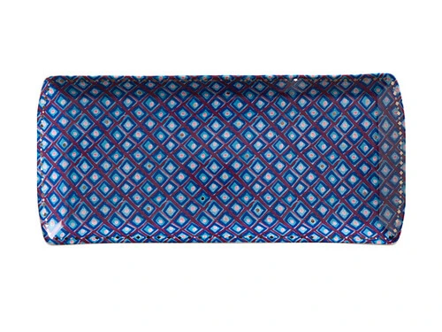 Teas & C's Zanzibar Rectangle Platter 25x12cm Gift Boxed 1 Teas & C's Zanzibar Rectangle Platter 25x12cm Gift Boxed