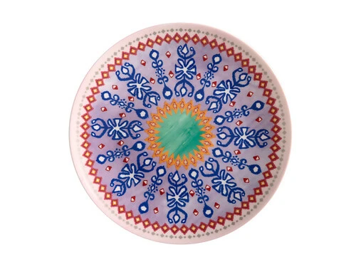 Teas & C's Zanzibar Coupe Plate 19.5cm Ikat Gift Boxed 1 Teas & C's Zanzibar Coupe Plate 19.5cm Ikat Gift Boxed
