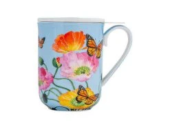 Gabby Malpas Posey Mug With Infuser 340ML Field Of Poppies Gift Boxed -Maxwell & Williams store hv0324 a1