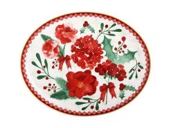 Maxwell & Williams store 8 Mistletoe Oval Platter 38x30cm Gift Boxed