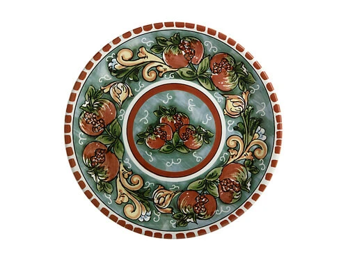 Ceramica Salerno Round Platter 31cm Pomegranates 1 Ceramica Salerno Round Platter 31cm Pomegranates