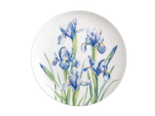 Katherine Castle Floriade Plate 20cm Irises Gift Boxed 2 Katherine Castle Floriade Plate 20cm Irises Gift Boxed - Image 2