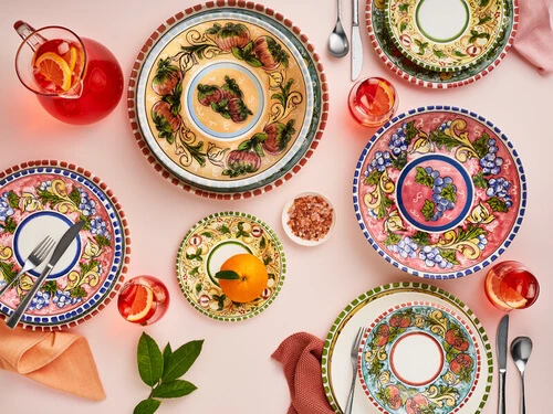 Ceramica Salerno Plate 20cm Peaches 2 Ceramica Salerno Plate 20cm Peaches - Image 2