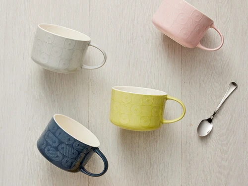 Crest Jumbo Mug 500ML Grey 2 Crest Jumbo Mug 500ML Grey - Image 2