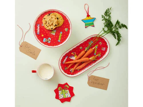 Donna Sharam Wonderland Star Shape Coaster 10.5cm Set Of 4 Red 2 Donna Sharam Wonderland Star Shape Coaster 10.5cm Set Of 4 Red - Image 2