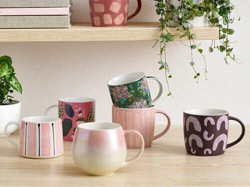 Macaroni Mug 440ML Purple 3 Macaroni Mug 440ML Purple - Image 3