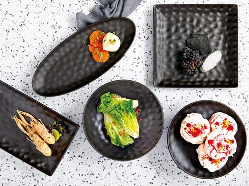 Gravity Square Platter 35cm Black Gift Boxed 2 Gravity Square Platter 35cm Black Gift Boxed - Image 2