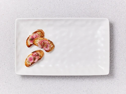 Gravity Rectangular Platter 39x24cm White Gift Boxed 2 Gravity Rectangular Platter 39x24cm White Gift Boxed - Image 2