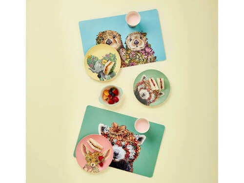 Marini Ferlazzo Wild Planet Placemat 43.5x28.5cm Sea Otters 2 Marini Ferlazzo Wild Planet Placemat 43.5x28.5cm Sea Otters - Image 2