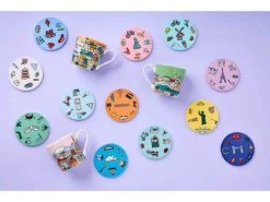 Megan McKean Cities Ceramic Round Coaster 10.5cm Venice -Maxwell & Williams store maxwell williams megan mckean cities s21 2 2