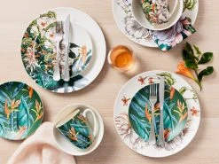 The Blck Pen Night Garden Coupe Dinner Plate 27.5cm Flower -Maxwell & Williams store maxwell williams night garden dinnerware 02 800x600